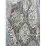 Тюль жаккард корона белая